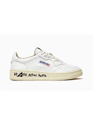 Autry sneakers donna medalist low in pelle bianco